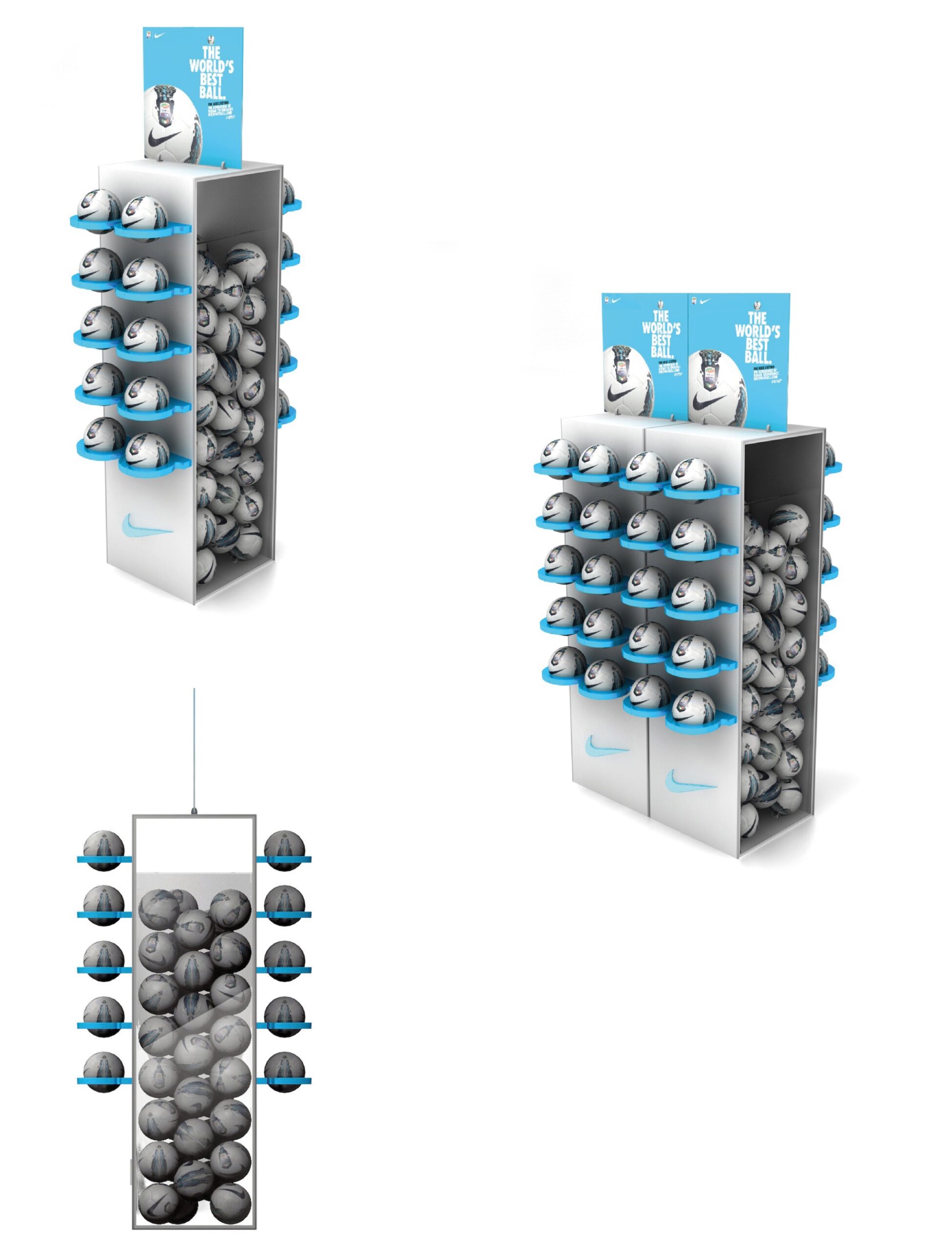 nike display design rendering 2012